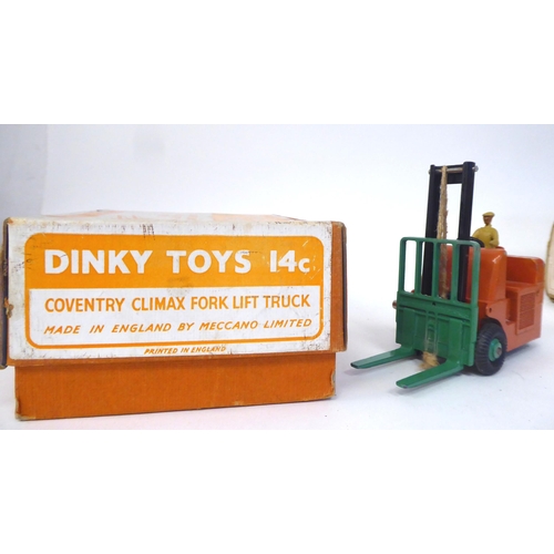 85 - Twenty five vintage Dinky painted diecast model vehicles, some boxed: to include a Guy 4 ton lorry, ... 