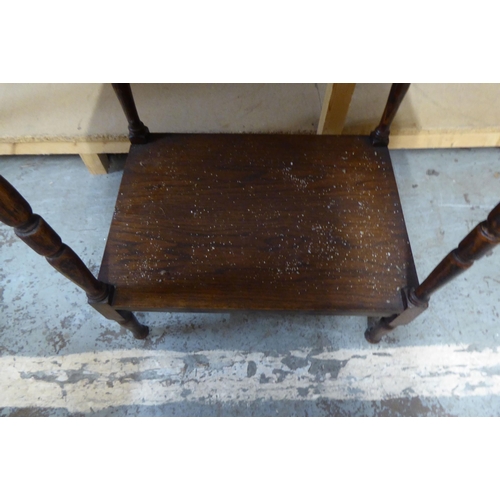 339 - Small furniture: to include a 1920s oak two tier occasional table  29