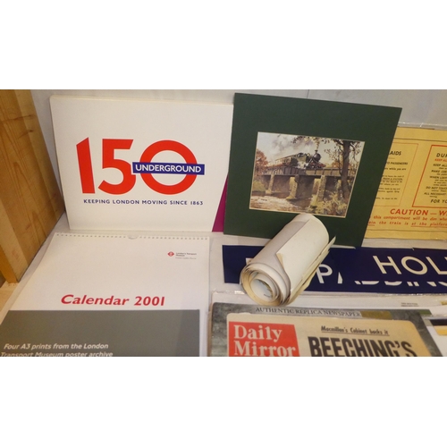 38 - Mainly 20thC uncollated transport and similar related ephemera