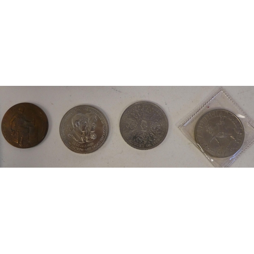 41 - Uncollated 20thC coins and medals(Please Note: this lot is subject to the statement made in the Auct... 