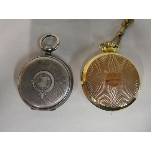 315 - Pocket watches and collectables: to include a silver cheroot holder  Birmingham marks  cas... 