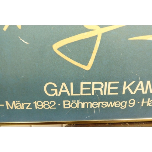 13 - A 1982 Andy Warhol Galerie Kammer, Hamburg coloured poster, featuring Mickey Mouse  33