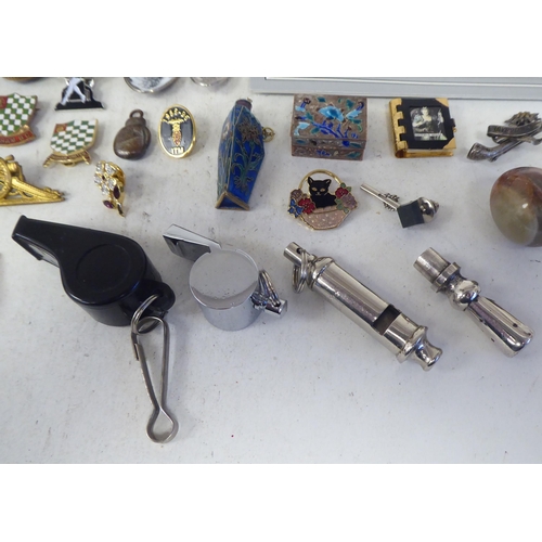 24 - Collectables: to include whistles; spoons; and keyring rattles