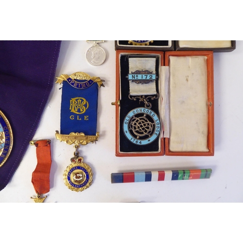 50 - Badges and medals: to include boy scouts; rotary; and military