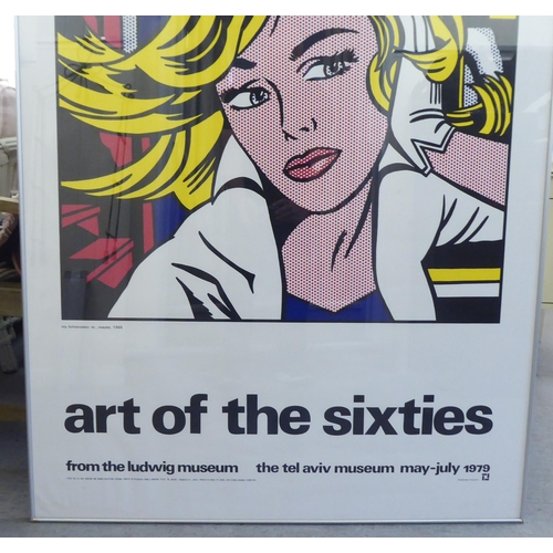 65 - After Roy Lichtenstein - 'Art of the 60s' advertising an Exhibition at the Ludwig Museum of Tel Aviv... 