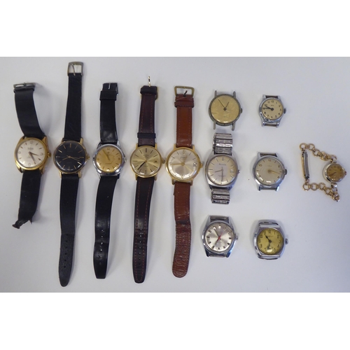 81 - Variously cased and strapped manual wristwatches