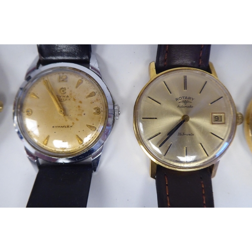 81 - Variously cased and strapped manual wristwatches