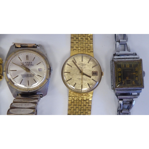 82 - Variously cased and strapped manual wristwatches