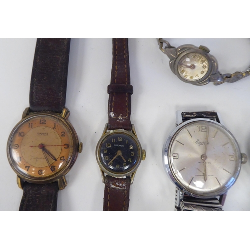 83 - Variously cased and strapped manual wristwatches