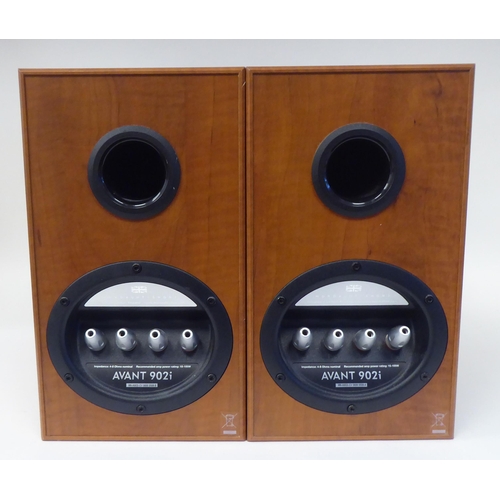 9 - A pair of Avant 902i stereo speakers  11.5