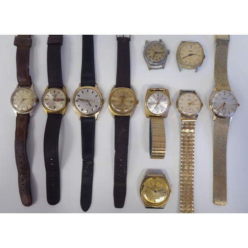 90 - Variously cased and strapped manual wristwatches