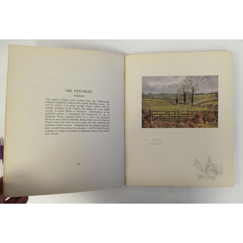 25 - Book: 'My Hunting Sketch Book' written and illustrated by Lionel Edwards, Eyre and Spottiswoode  192... 