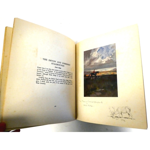 25 - Book: 'My Hunting Sketch Book' written and illustrated by Lionel Edwards, Eyre and Spottiswoode  192... 