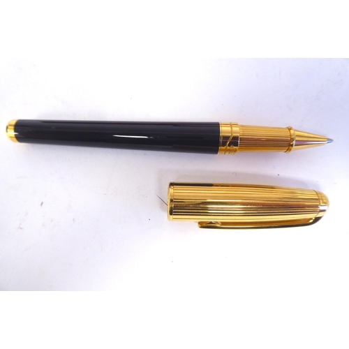 28 - An ST Dupont Olympio ballpoint pen  cased with attendant papers