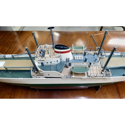 299 - A kit built model fruit ship, MS Velarde, fully fitted and provision for an electric power plant&nbs... 