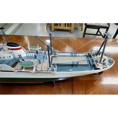 299 - A kit built model fruit ship, MS Velarde, fully fitted and provision for an electric power plant&nbs... 