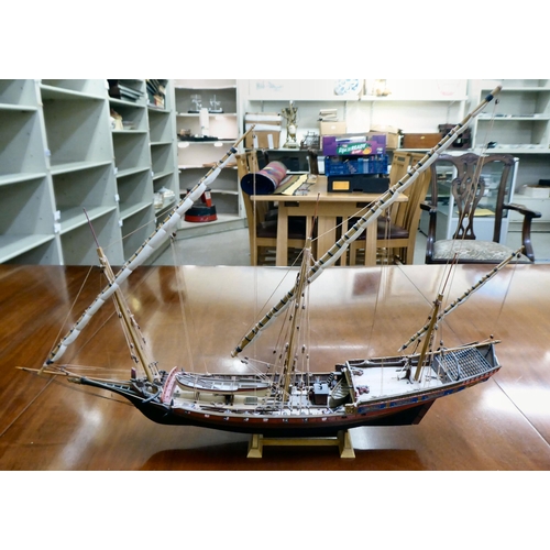 299 - A kit built model fruit ship, MS Velarde, fully fitted and provision for an electric power plant&nbs... 