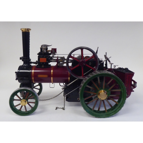 300 - 'Taurus' BE3772, a scale model, live steam tractor, designed and built by the engineer, the late Geo... 