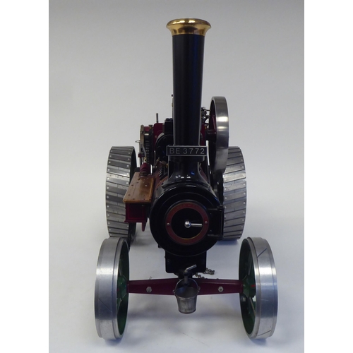 300 - 'Taurus' BE3772, a scale model, live steam tractor, designed and built by the engineer, the late Geo... 