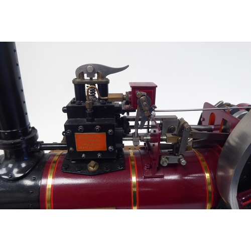 300 - 'Taurus' BE3772, a scale model, live steam tractor, designed and built by the engineer, the late Geo... 