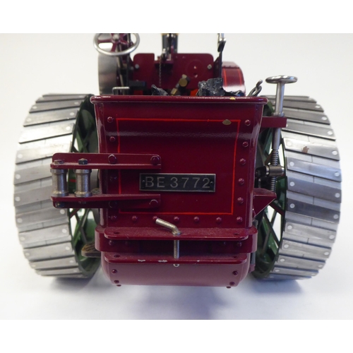 300 - 'Taurus' BE3772, a scale model, live steam tractor, designed and built by the engineer, the late Geo... 