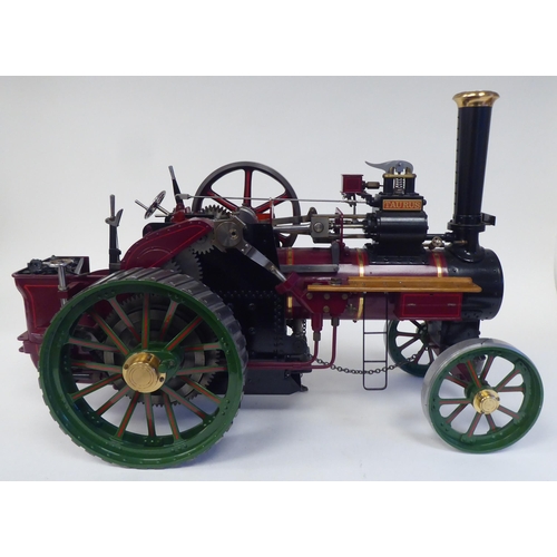 300 - 'Taurus' BE3772, a scale model, live steam tractor, designed and built by the engineer, the late Geo... 