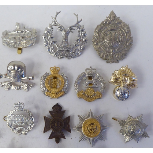 307 - Miscellaneous British military cap badges and other insignia, some copies: to include Royal Hampshir... 