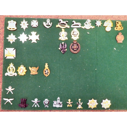 308 - Approx. thirty-nine British military cap badges and other insignia, some copies: to include Royal Dr... 