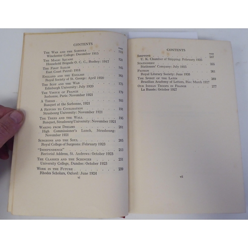 326 - Book: 'A Book of Words' selections from speeches and addresses, delivered between 1906 and 1927, by ... 