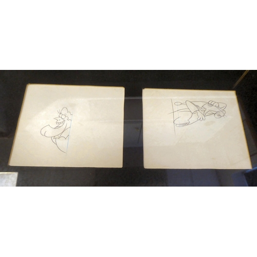 46 - An original Walt Disney cell from The Pink Panther with attendant sketches  19