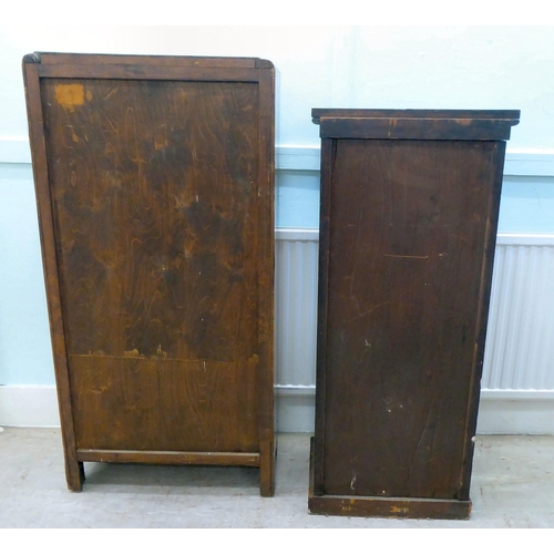 118 - An early Victorian mahogany pedestal design display cabinet, on a plinth  44