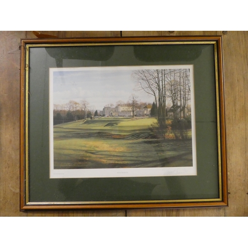 143 - Framed pictures and prints - mainly landscapes  some bearing signatures  mixed sizes