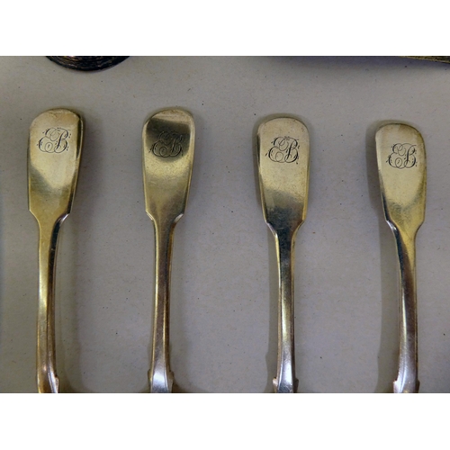 173 - Silver flatware  mixed marks 