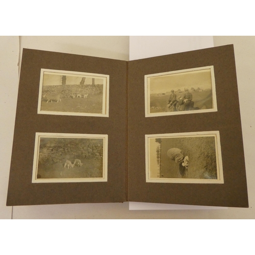 An Edwardian Photograph Album, Containing A Collection Of Monochrome 