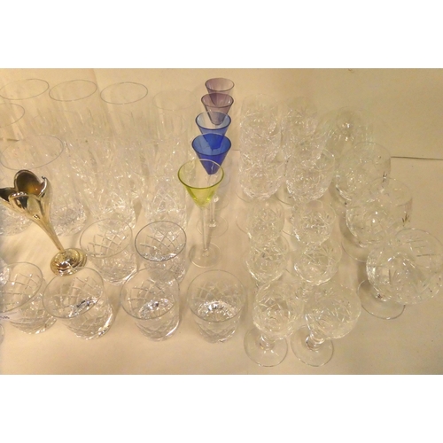 58 - Glassware: to include a cut lead crystal tumbler