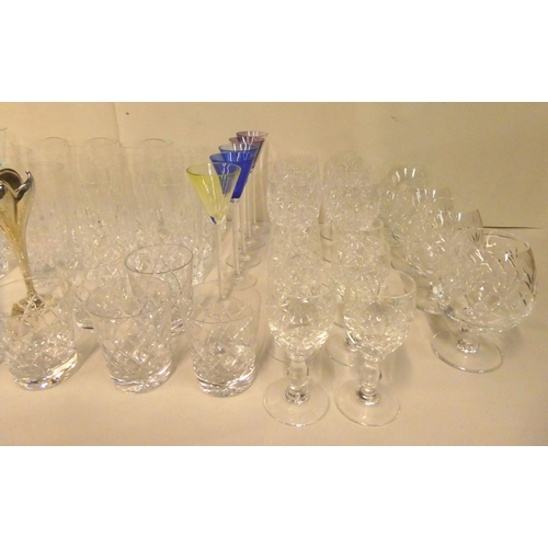 58 - Glassware: to include a cut lead crystal tumbler