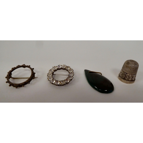 6 - White metal items of personal ornament; and small collectables