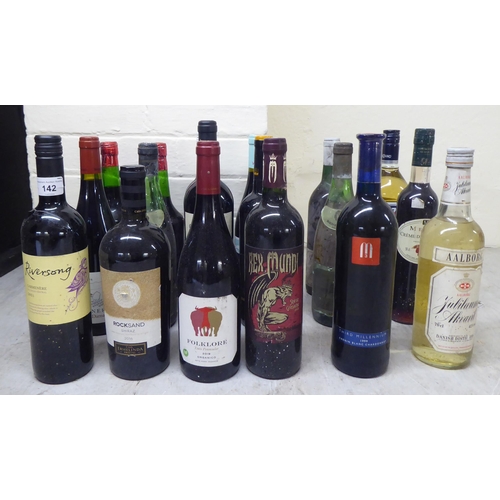 142 - Alcoholic beverages: to include wine and ports