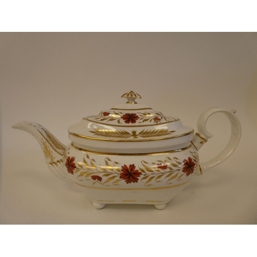 102 - Royal Crown Derby china teaware, viz. a teapot  6