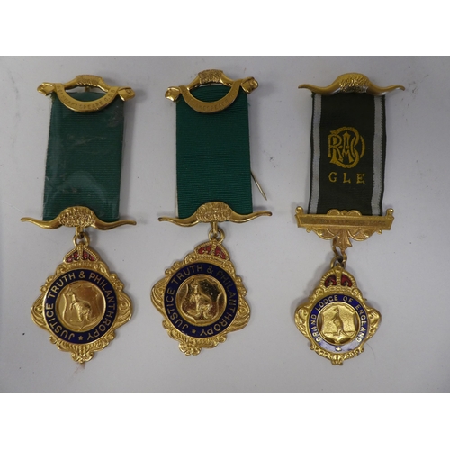 5 - Masonic themed badges and regalia