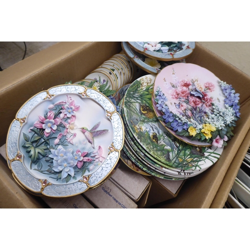 52 - Collectors plates, variously made, themed & sized 