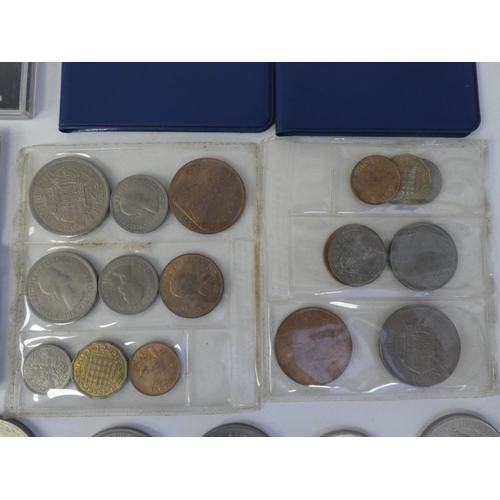 7 - Pre and post decimal British coinage: to include pre 1946 sixpences; and Queen Elizabeth II period &... 