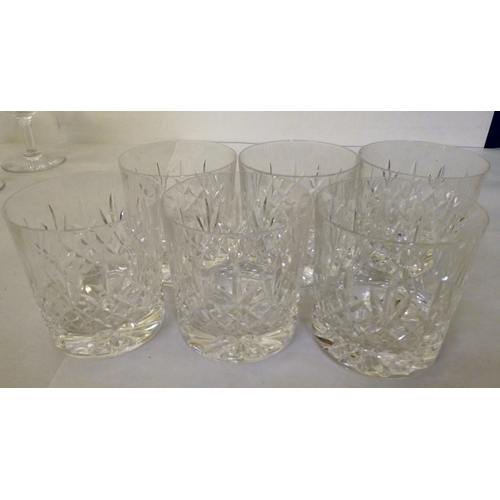 99 - Glassware: to include six Waterford crystal goblets  5.5