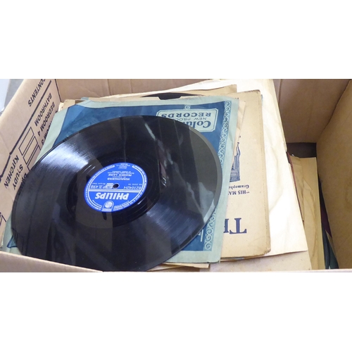 77 - A varied selection of approx. seventy 78rpm, mainly from the 1950s, 1960s and rock 'n pop: including... 