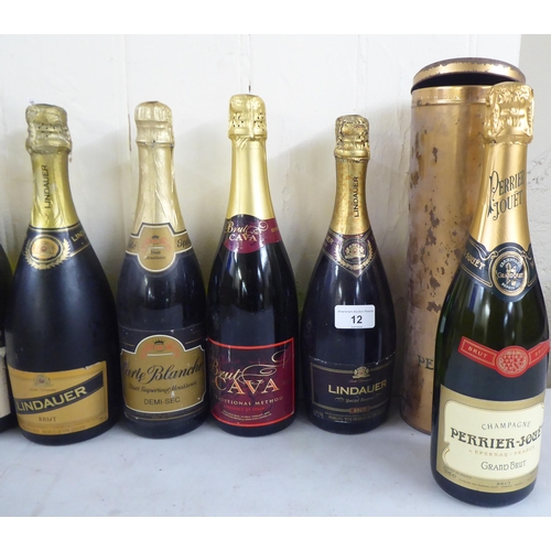 12 - Sparkling wine, Champagne and spirits: to include a bottle of Lindauer