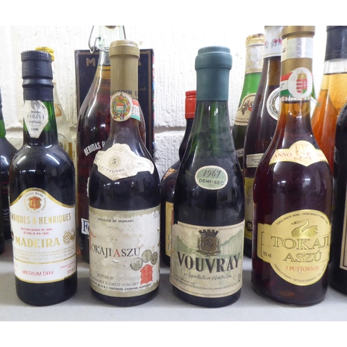 31 - Wines and spirits: to include a bottle of Napoleon Brandy