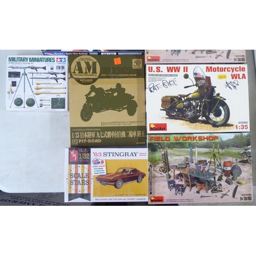 46 - 1/35 scale model kits: to include a Crusader III AA Mk.III by Italeri; and a Krupp Protze by Tamiya&... 