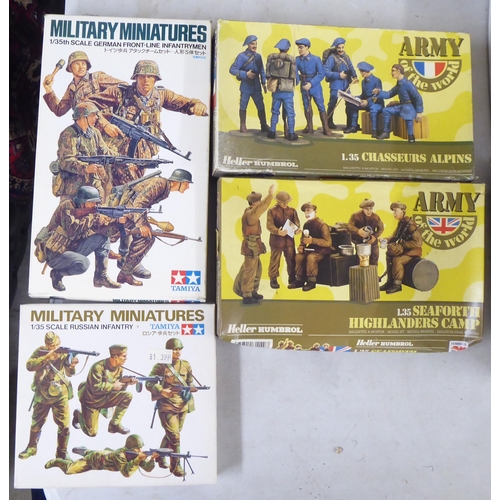 48 - 1/35 scale model kits: to include British Tank Destroyer Achilles by Academy; and US Modern Army Inf... 