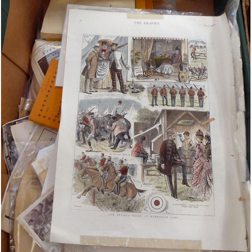 61 - A miscellany of printed ephemera: to include Great War period French magazines 