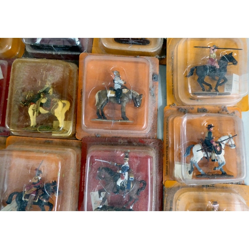 71 - Del Prado diecast model soldiers: to include Athenian Cavalryman; and Bertrand du Guesclin